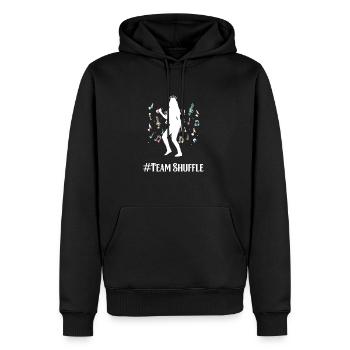 Équipe Shuffle Dance Dance Disco Techno Gift - Sweat à capuche Premium bio Homme - noir - Devant - Nico (187cm)