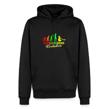 Didgeridoo Aborigines Australien Musik Meditation - Männer Premium Bio Hoodie - Schwarz - Vorne - Nico (187cm)