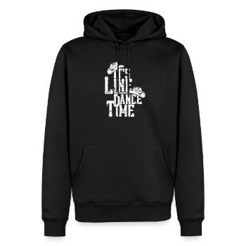 Line dance - Men’s Premium Organic Hoodie - black - Front - Nico (187cm)