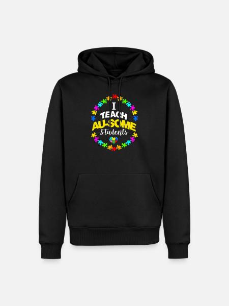 Autism - Men’s Premium Organic Hoodie - black
