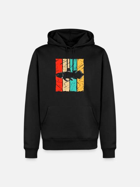 Coelacanth Extinct Fossil Fish Gift - Men’s Premium Organic Hoodie - black