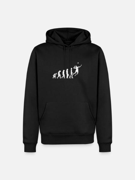 Volleyball Evolution - Sweat à capuche Premium bio Homme - noir