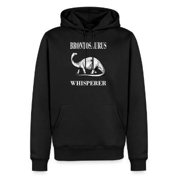 Creative Brontosaurus Tshirt For Men And Women - Männer Premium Bio Hoodie - Schwarz - Vorne - Nico (187cm)