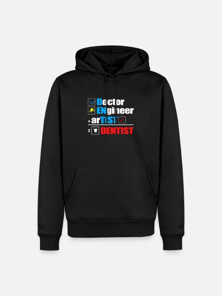 Dentist - Men’s Premium Organic Hoodie - black