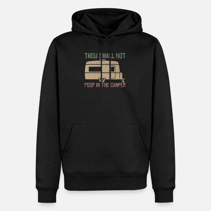 CAMPER - Männer Premium Bio Hoodie - Schwarz