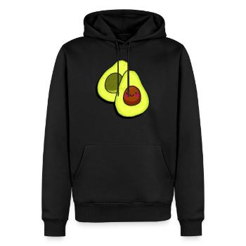Avocados Advokado Avokado Lustig witzig Vegi Vegan - Männer Premium Bio Hoodie - Schwarz - Vorne - Nico (187cm)