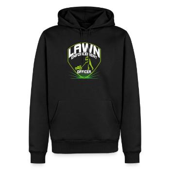 Regalo del giardiniere del giardiniere del giardiniere del giardinaggio - Felpa con cappuccio ecologica premium da uomo - nero - Fronte - Nico (187cm)
