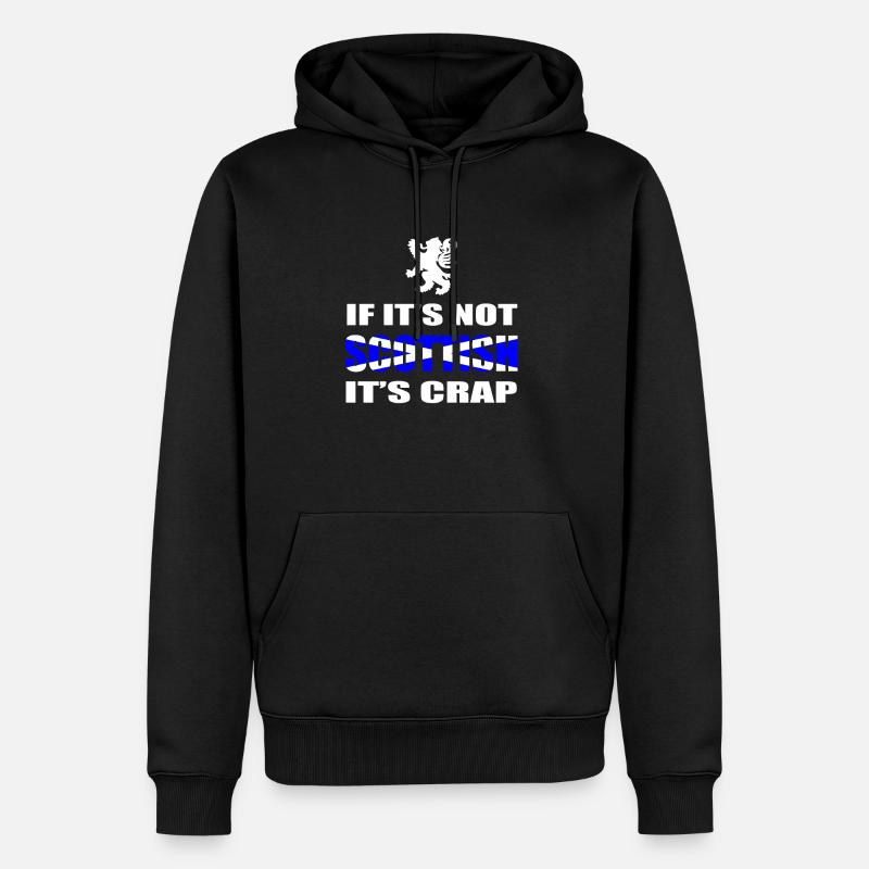 Schottland - Männer Premium Bio Hoodie - Schwarz