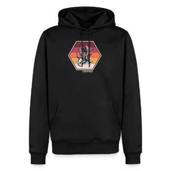 Carnivore Tshirt - Männer Premium Bio Hoodie - Schwarz - Vorne - Nico (187cm)
