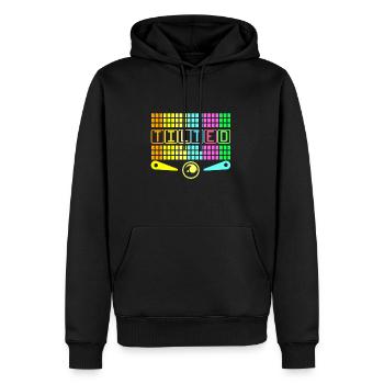 Flipper Pinball Flipperautomat Flipperhebel Game - Männer Premium Bio Hoodie - Schwarz - Vorne - Nico (187cm)