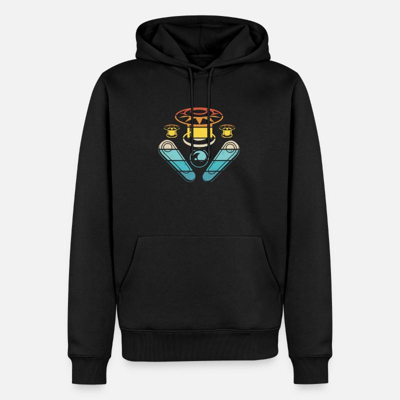 Flipper - Männer Premium Bio Hoodie - Schwarz