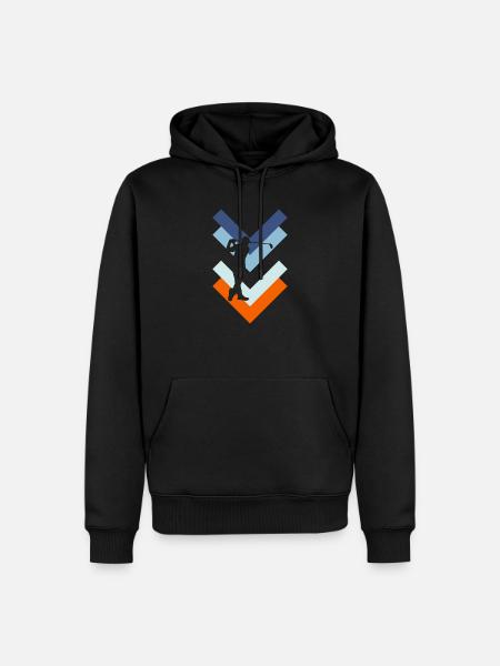 golf - Men’s Premium Organic Hoodie - black