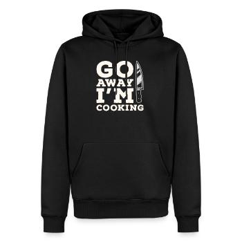 Kochen Koch - Männer Premium Bio Hoodie - Schwarz - Vorne - Nico (187cm)