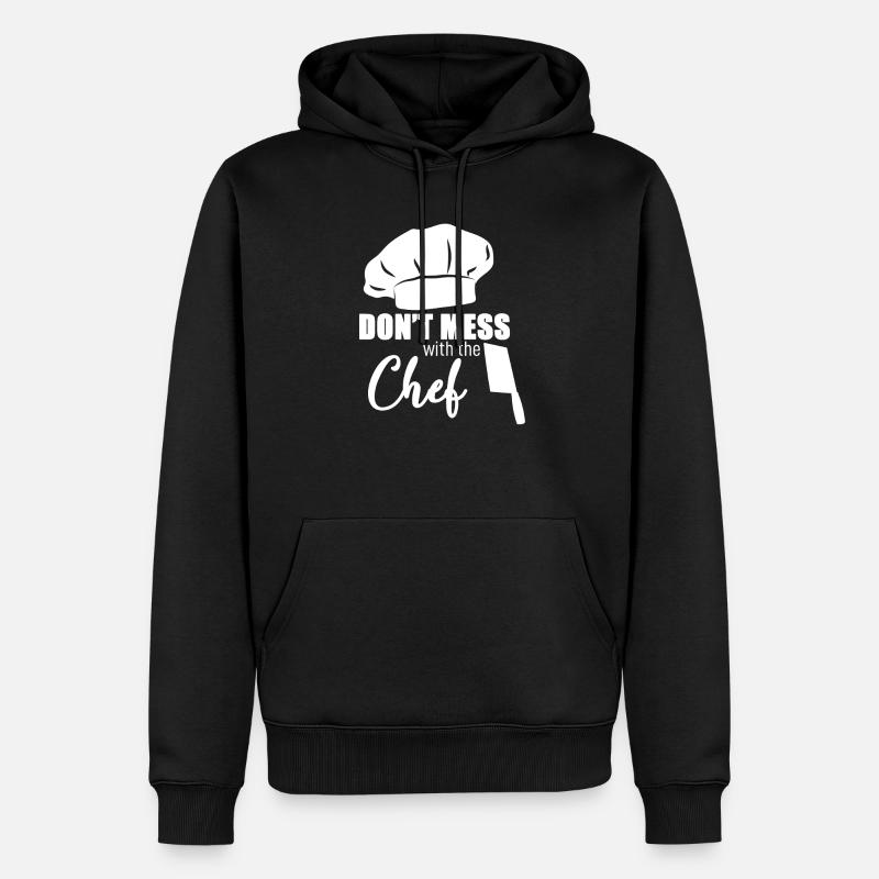 Kochen - Männer Premium Bio Hoodie - Schwarz