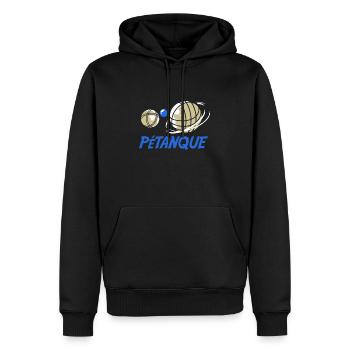 Pétanque Bocce Raffa Boule Sport Ball Petanque - Männer Premium Bio Hoodie - Schwarz - Vorne - Nico (187cm)