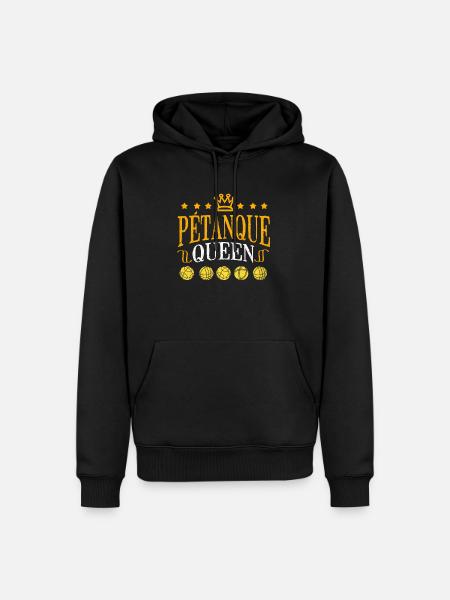 Pétanque - Men’s Premium Organic Hoodie - black