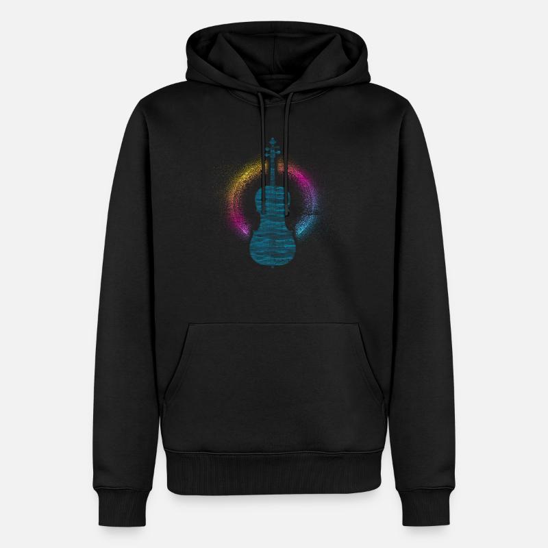 Cello - Männer Premium Bio Hoodie - Schwarz