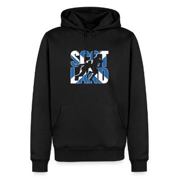 Scotland Rugby 2019 Fans Kit for Scottish - Men’s Premium Organic Hoodie - black - Front - Nico (187cm)