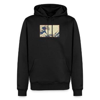 Math mathématicien professeur de mathématiques Fibonacci - Sweat à capuche Premium bio Homme - noir - Devant - Nico (187cm)