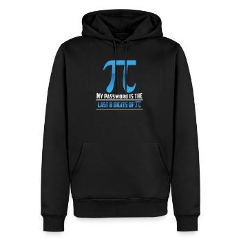 Mathematik Mathematiker Mathelehrer Funktionen Pi - Männer Premium Bio Hoodie - Schwarz - Vorne - Nico (187cm)