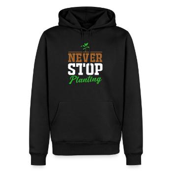 Garten Gartenarbeit Gartenbau Floristin Gärtner - Männer Premium Bio Hoodie - Schwarz - Vorne - Nico (187cm)