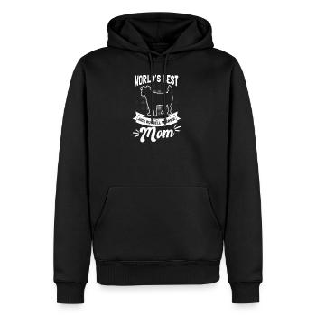 Jack Russell Terrier Worlds Best Mom Gift - Männer Premium Bio Hoodie - Schwarz - Vorne - Nico (187cm)