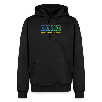 Physique Physicien Physique Enseignant Enseignant Science - Sweat à capuche Premium bio Homme - noir - Devant - Nico (187cm)
