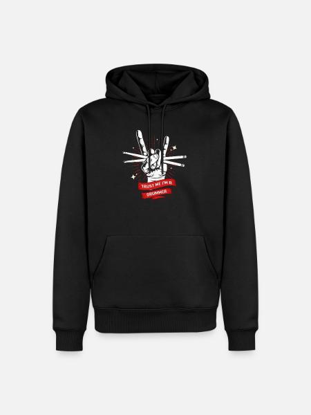 Percussion - Men’s Premium Organic Hoodie - black