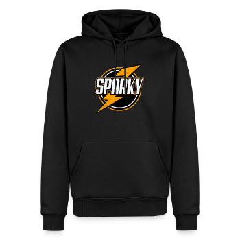 Electrician - Men’s Premium Organic Hoodie - black - Front - Nico (187cm)