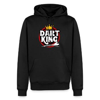 Dart Team Dartboard Dartpfeil Bullseye Dartverein - Männer Premium Bio Hoodie - Schwarz - Vorne - Nico (187cm)