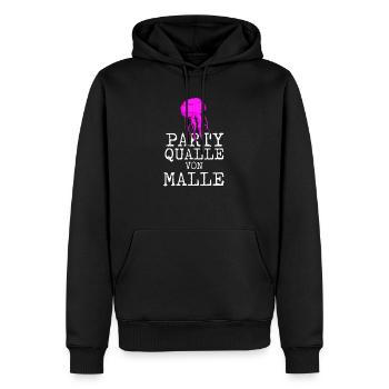 Fête Méduse De Malle - Sweat à capuche Premium bio Homme - noir - Devant - Nico (187cm)