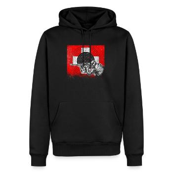 Schweiz Schiessen Schütze Schützenfest - Männer Premium Bio Hoodie - Schwarz - Vorne - Nico (187cm)