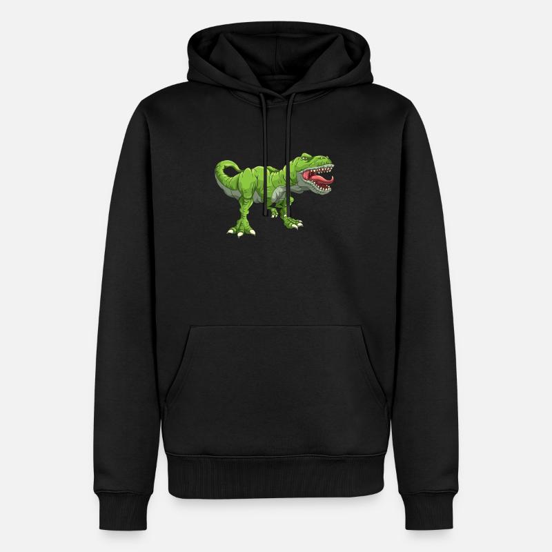 T Rex - Men’s Premium Organic Hoodie - black