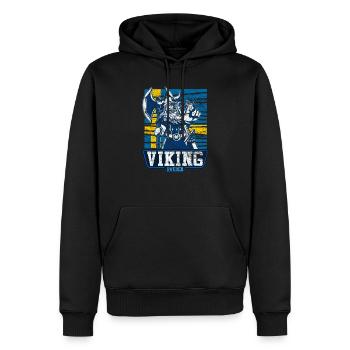Schweden Wikinger - Männer Premium Bio Hoodie - Schwarz - Vorne - Nico (187cm)