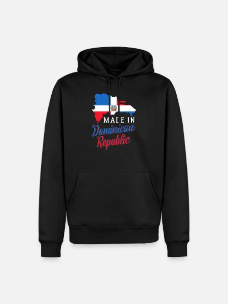 Dominican Republic - Men’s Premium Organic Hoodie - black