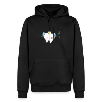 Zahnfee - Männer Premium Bio Hoodie - Schwarz - Vorne - Nico (187cm)