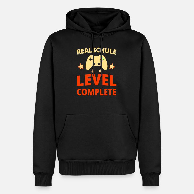 Realschule Abschluss Realschulabschluss Geschenk - Männer Premium Bio Hoodie - Schwarz