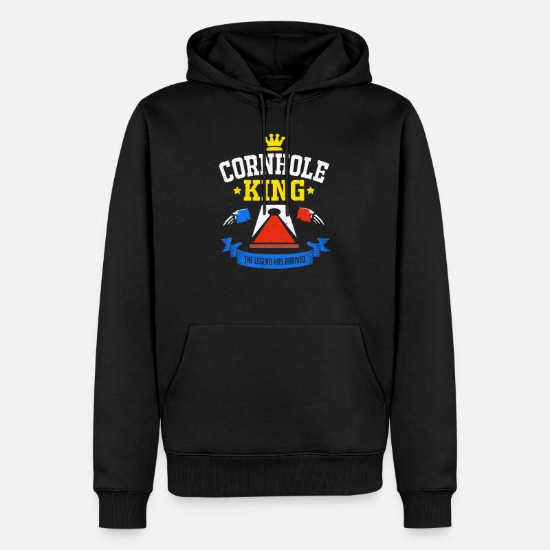 Cornhole - Men’s Premium Organic Hoodie - black