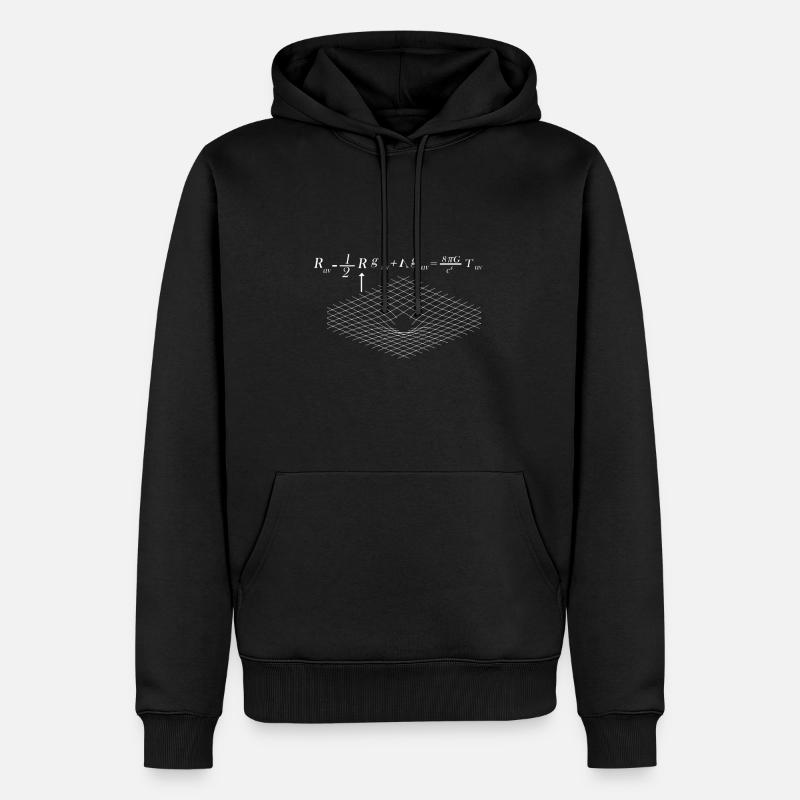 Physik Formel - Männer Premium Bio Hoodie - Schwarz