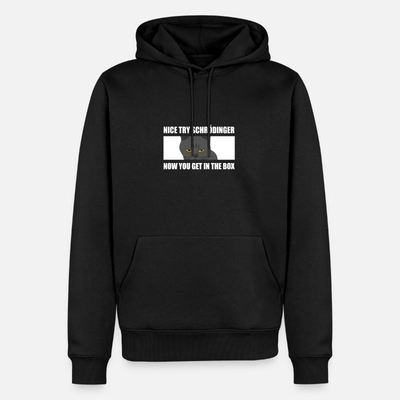 Physicien Schrödinger - Sweat à capuche Premium bio Homme - noir