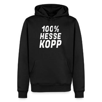Hessekopp Geburtstag Hessen lustiger Spruch - Männer Premium Bio Hoodie - Schwarz - Vorne - Nico (187cm)