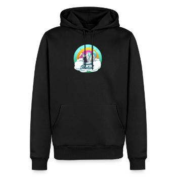 Death Metal - Männer Premium Bio Hoodie - Schwarz - Vorne - Nico (187cm)