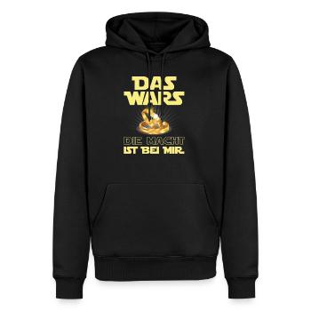 JGA Junggesellenabschied Polterabend Das Wars - Männer Premium Bio Hoodie - Schwarz - Vorne - Nico (187cm)