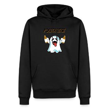 Polterer, douche de mariage, célibataire, présent - Sweat à capuche Premium bio Homme - noir - Devant - Nico (187cm)