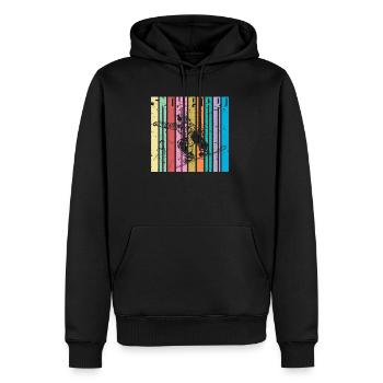 Snowboarden - Männer Premium Bio Hoodie - Schwarz - Vorne - Nico (187cm)
