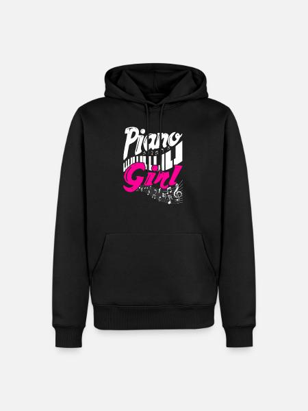 Femmes de piano - Sweat à capuche Premium bio Homme - noir