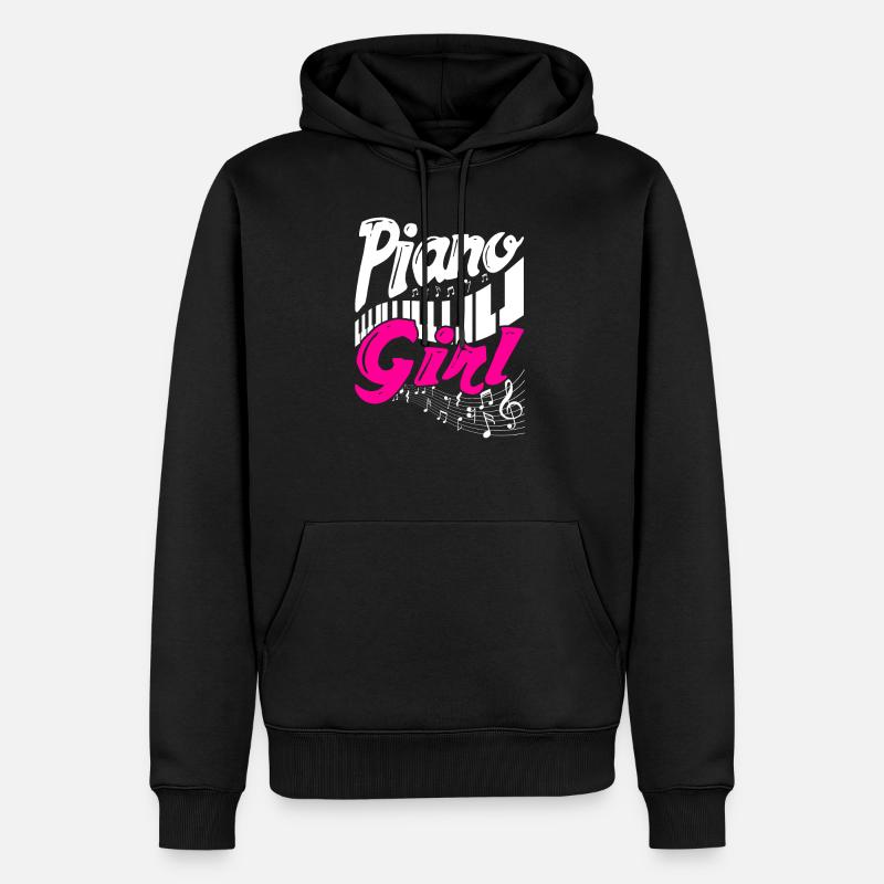 Femmes de piano - Sweat à capuche Premium bio Homme - noir