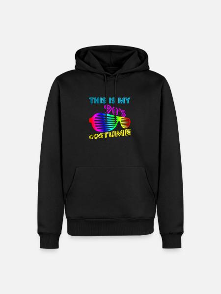 90s motto - Men’s Premium Organic Hoodie - black