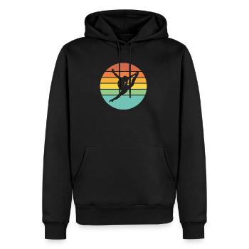 Gymnastics Sports - Men’s Premium Organic Hoodie - black - Front - Nico (187cm)