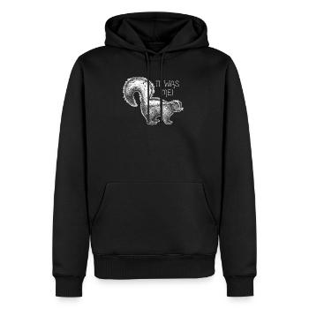 Stinktier Pupsen - Männer Premium Bio Hoodie - Schwarz - Vorne - Nico (187cm)